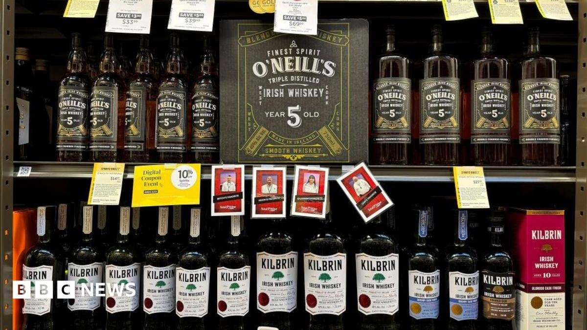 Trump: US president says he will remove all Irish whiskey tariffs as he ends two-day visit