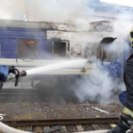 Russia hits Ukrainian train shortly after Boris Johnson and top European officials leave station